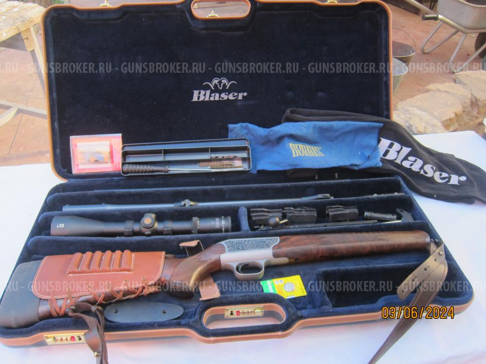 BLASER R93 Attache 9.3x62 + 30-06 + 223Rem + Burris3.5x10 