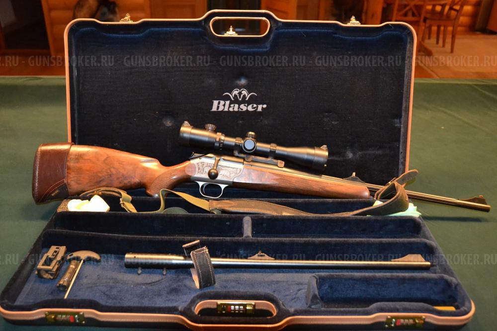  Blaser R93 LUX в калибре .223Rem и  9,3×62 мм. c каннелюрами