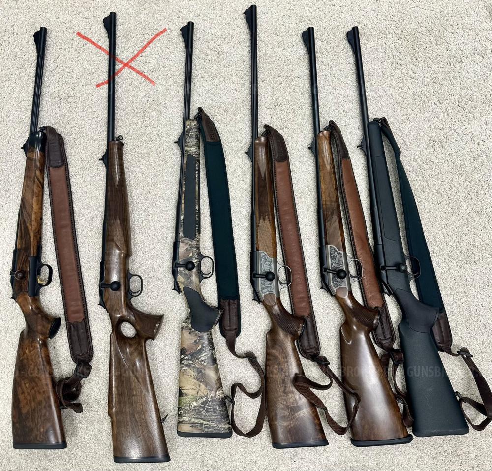 Blaser R93 на 5 стволах в одной рохе (9.3/223/308/30-06/300wm)