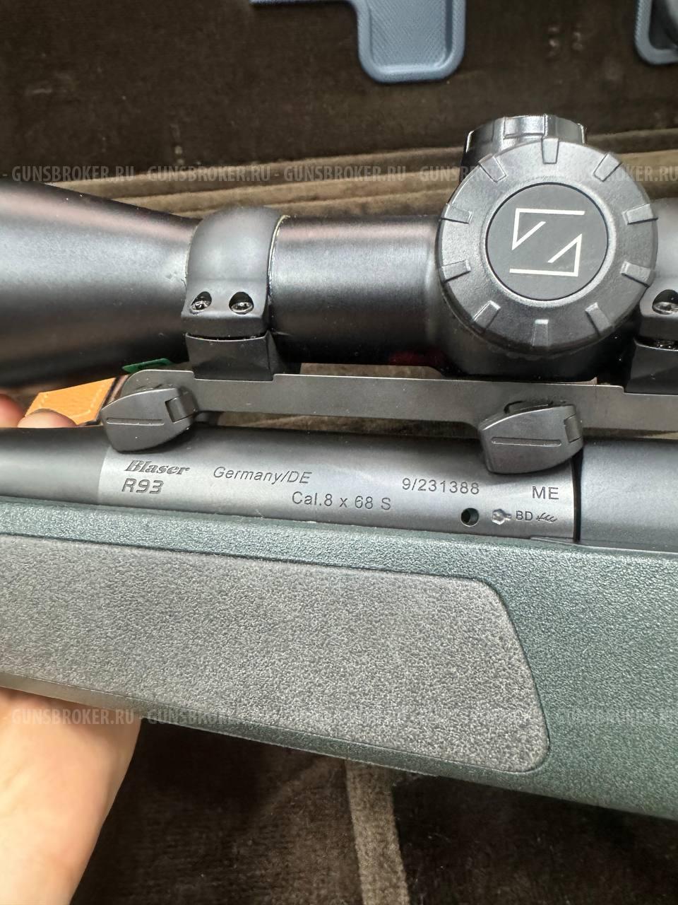 Blazer r93 с двумя стволами 8x68S и .243win, тепловизор gsci tws3050cg, оптика zeiss