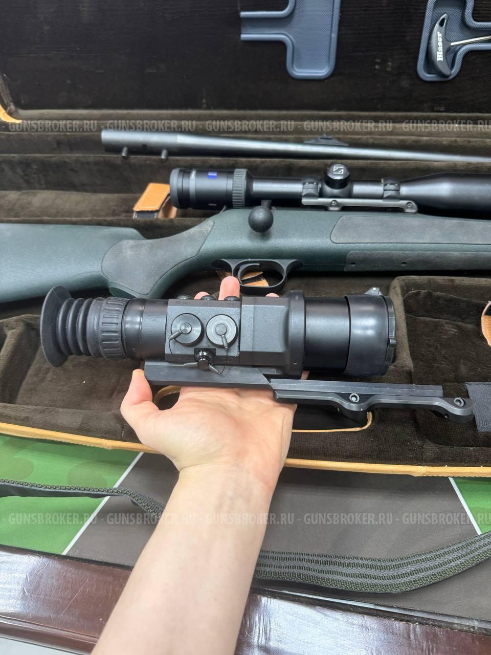 Blazer r93 с двумя стволами 8x68S и .243win, тепловизор gsci tws3050cg, оптика zeiss