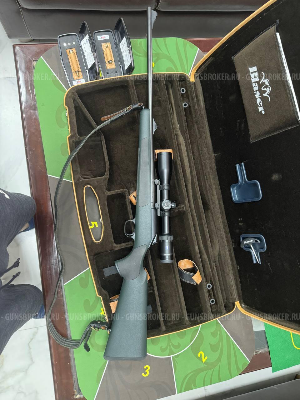 Blazer r93 с двумя стволами 8x68S и .243win, тепловизор gsci tws3050cg, оптика zeiss