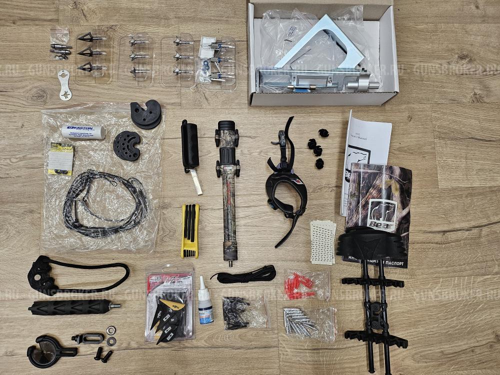 Блочный лук Bear Cruzer, стрелы, обвес