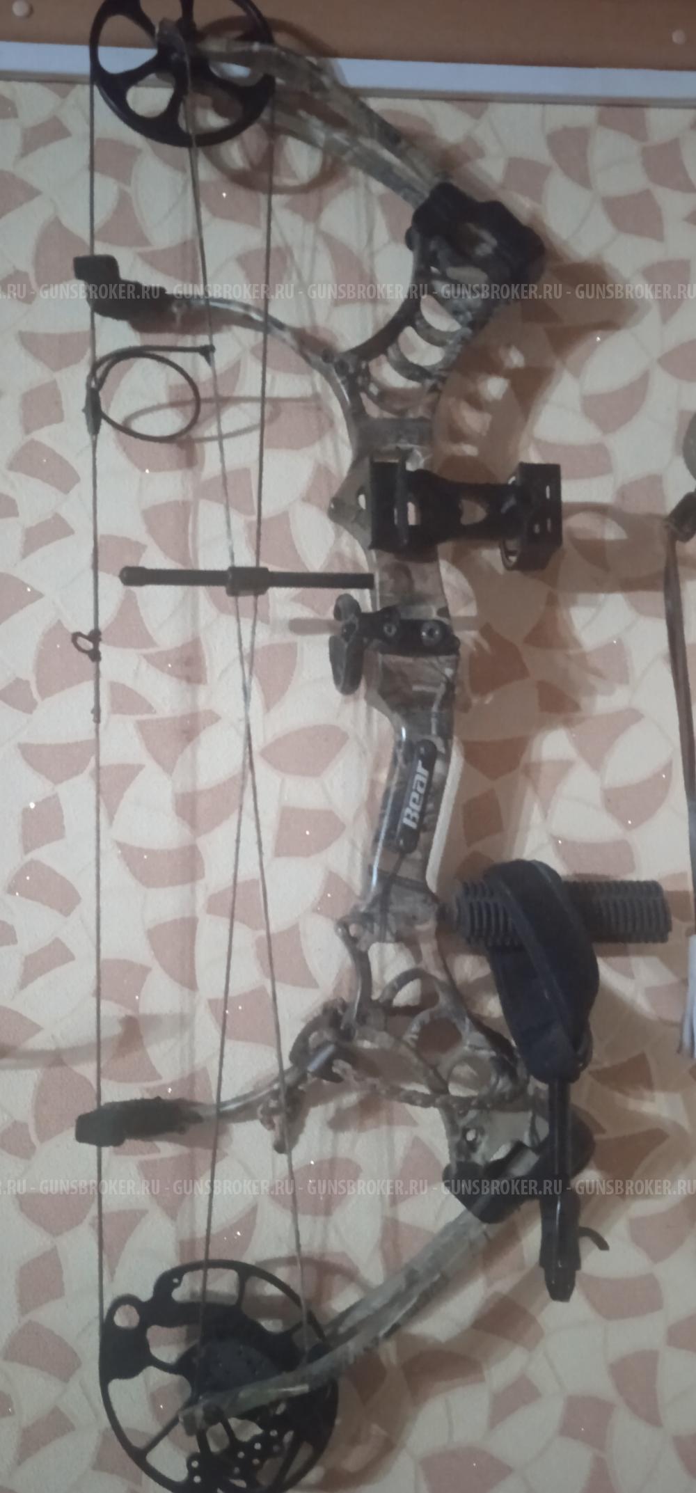 Блочный лук Bear Legion + Арбалет jaguar ягуар, стрелы.