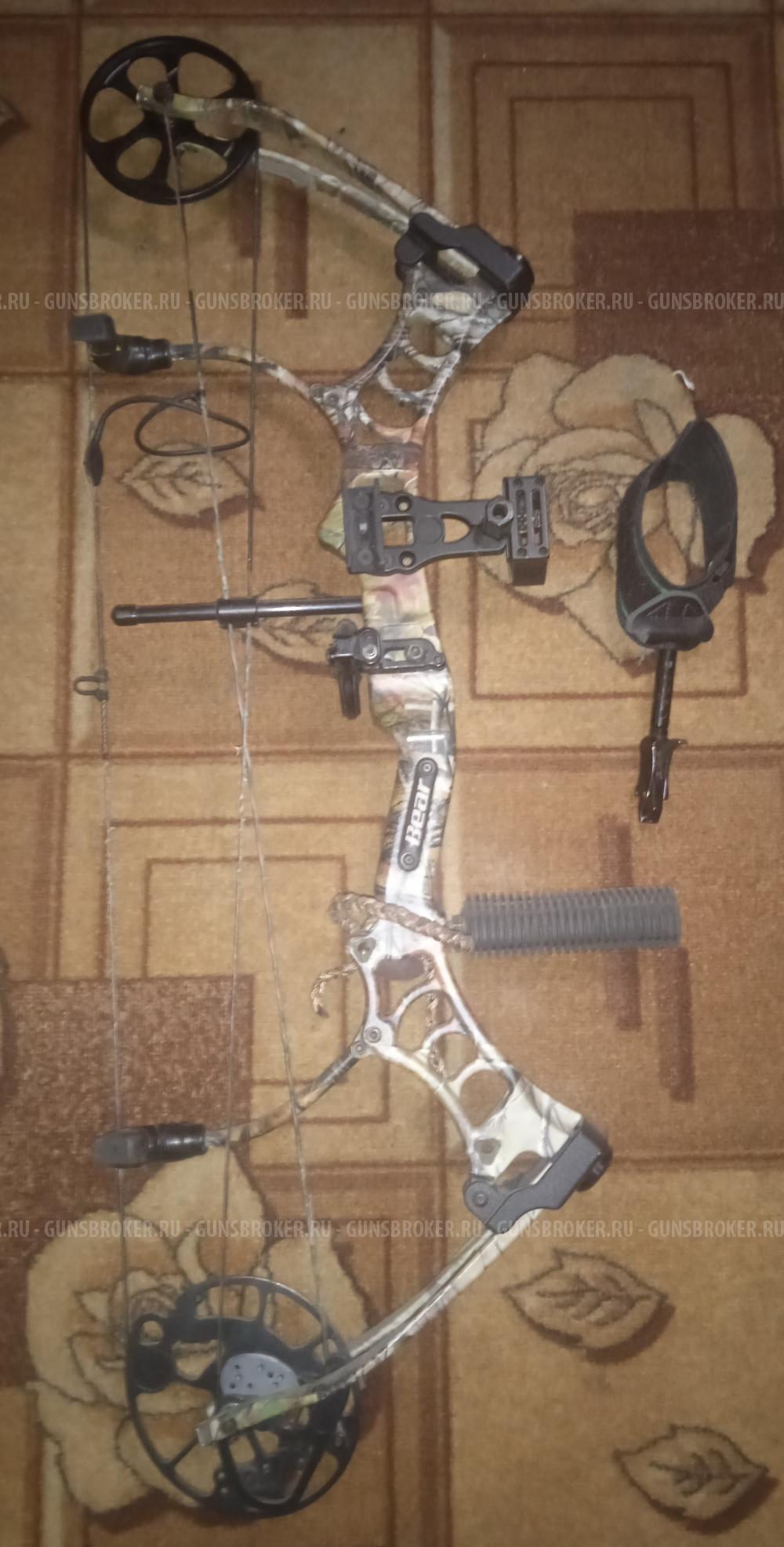 Блочный лук Bear Legion + Арбалет jaguar ягуар, стрелы.