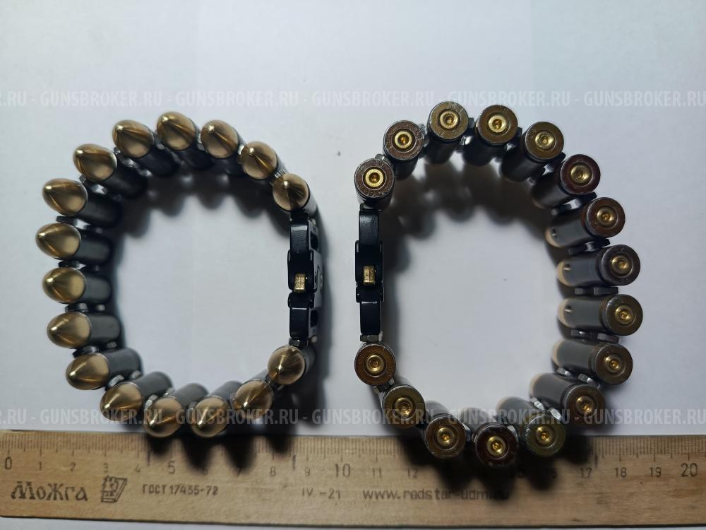 Браслет из макетов патронов 345ТК (9х22) 