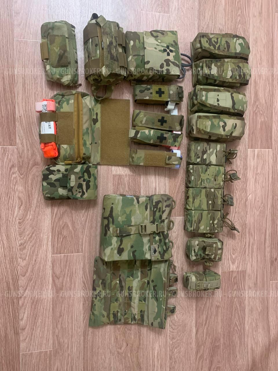 Бронежилет  А-18 Голиаф- Г Комплект бронезащиты БР1/2+подсумки, медицина. 