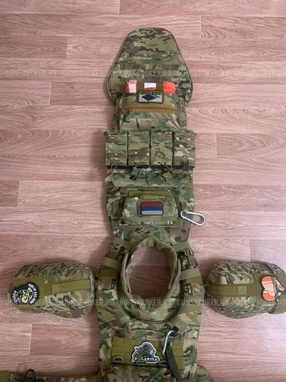 Бронежилет  А-18 Голиаф- Г Комплект бронезащиты БР1/2+подсумки, медицина. 