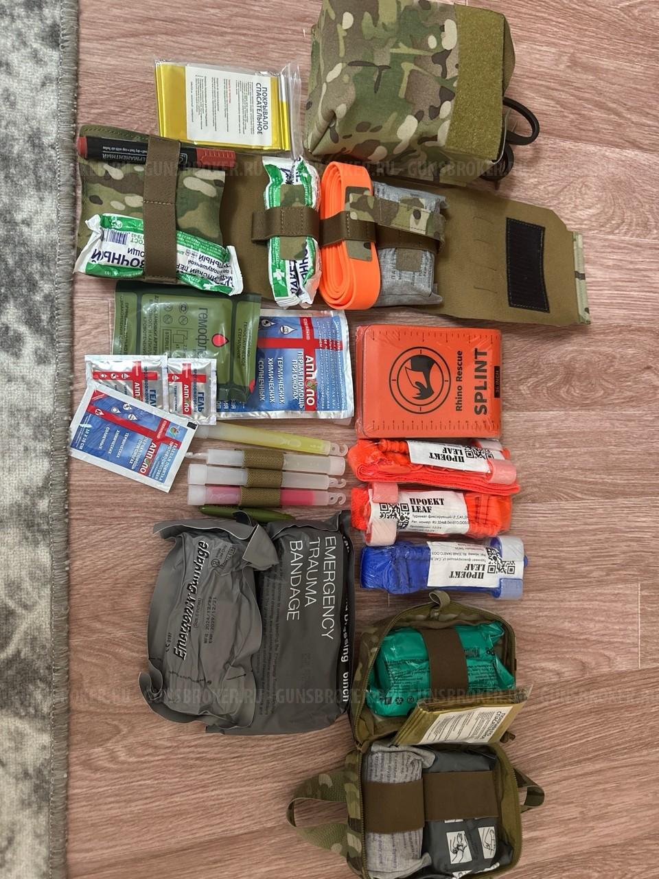 Бронежилет  А-18 Голиаф- Г Комплект бронезащиты БР1/2+подсумки, медицина. 