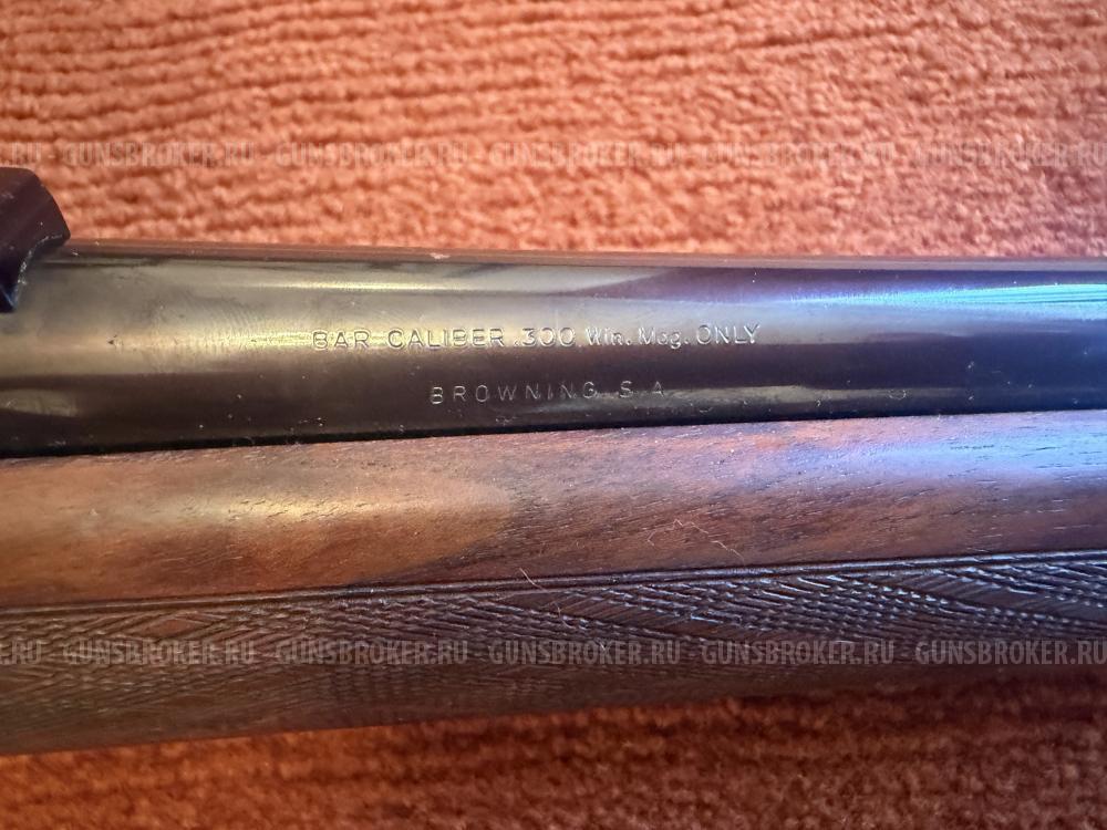 Browning bar caliber 300 win mag