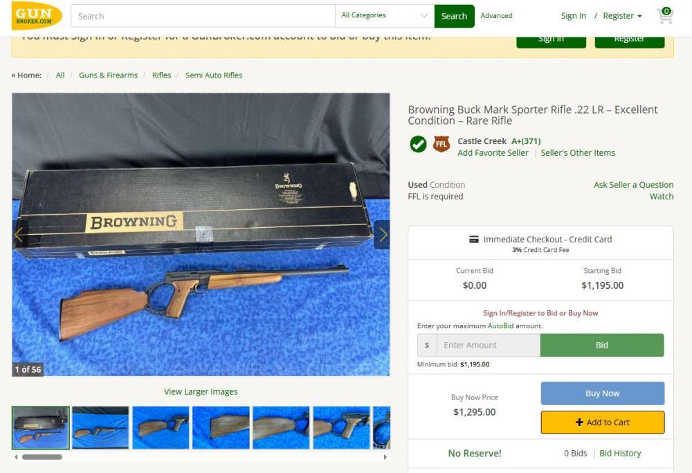 Browning Buck Mark 2 калибр 22 LR