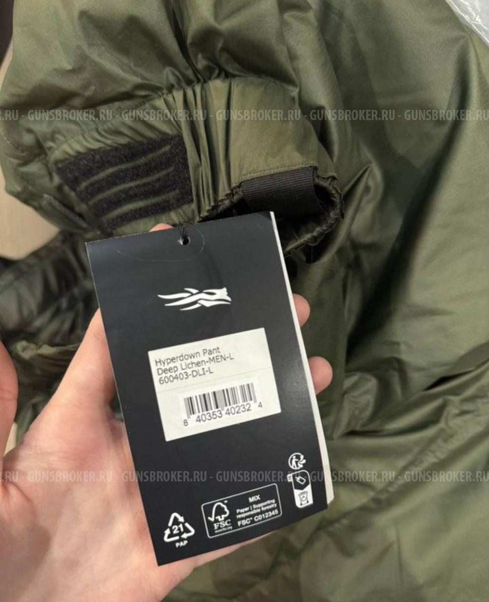 Брюки SITKA Kelvin Hyperdown Pant цвет Deep Lichen