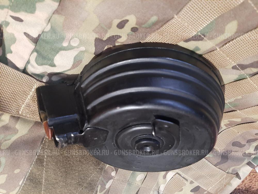 Бубен 7,62х39 мм на 75 патронов.