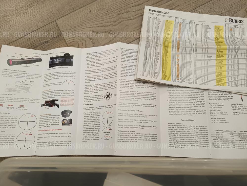 Burris Eliminator Laserscope 4-12x42