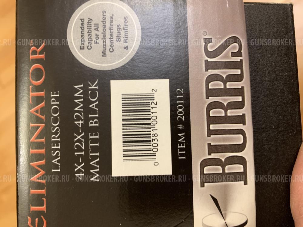 Burris Eliminator Laserscope 4x-12x-42mm