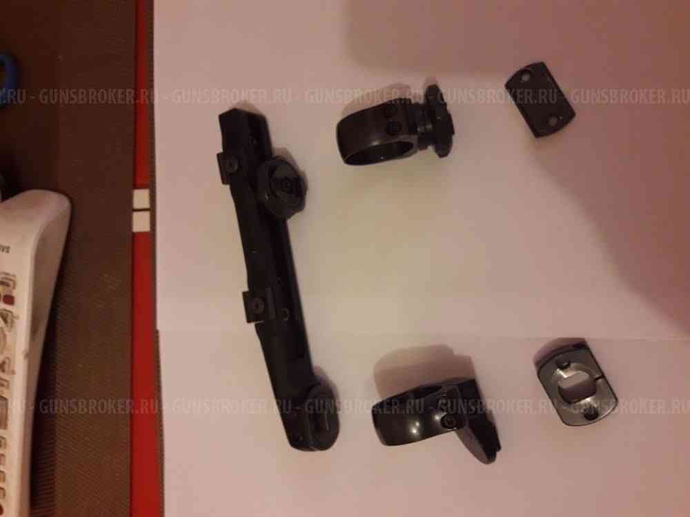 Быстросъемные кольца с основой 30мм и планка(европризма)МАК на тикку