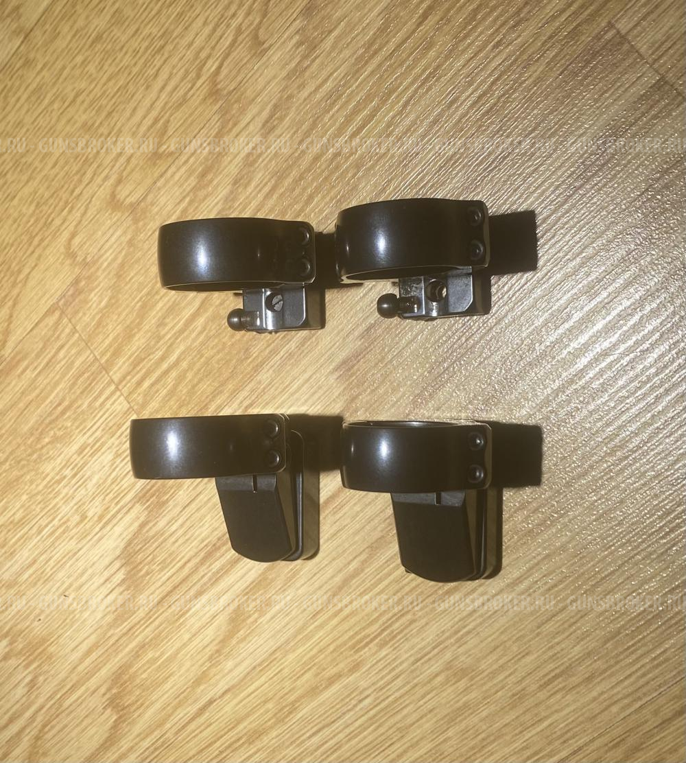 Быстросъемные поворотные кольца Apel EAW 26мм., 30мм с основаниями на Browning BAR-2