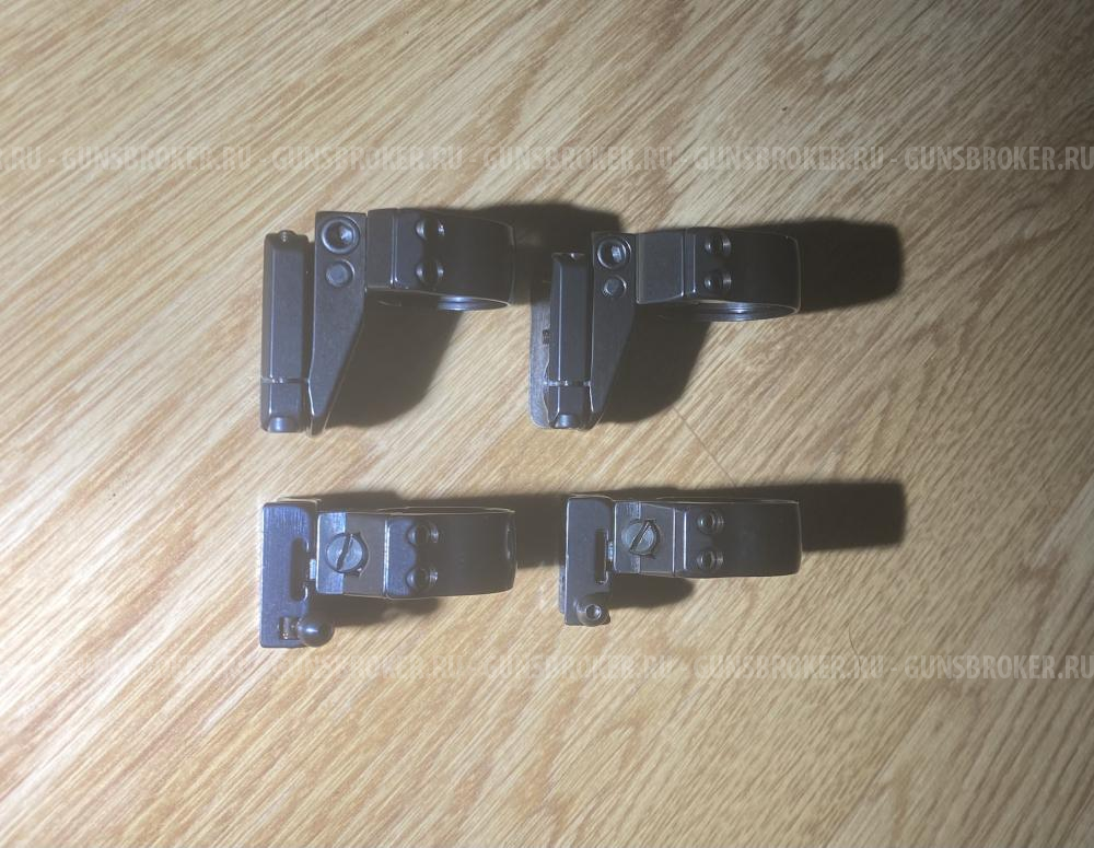 Быстросъемные поворотные кольца Apel EAW 26мм., 30мм с основаниями на Browning BAR-2