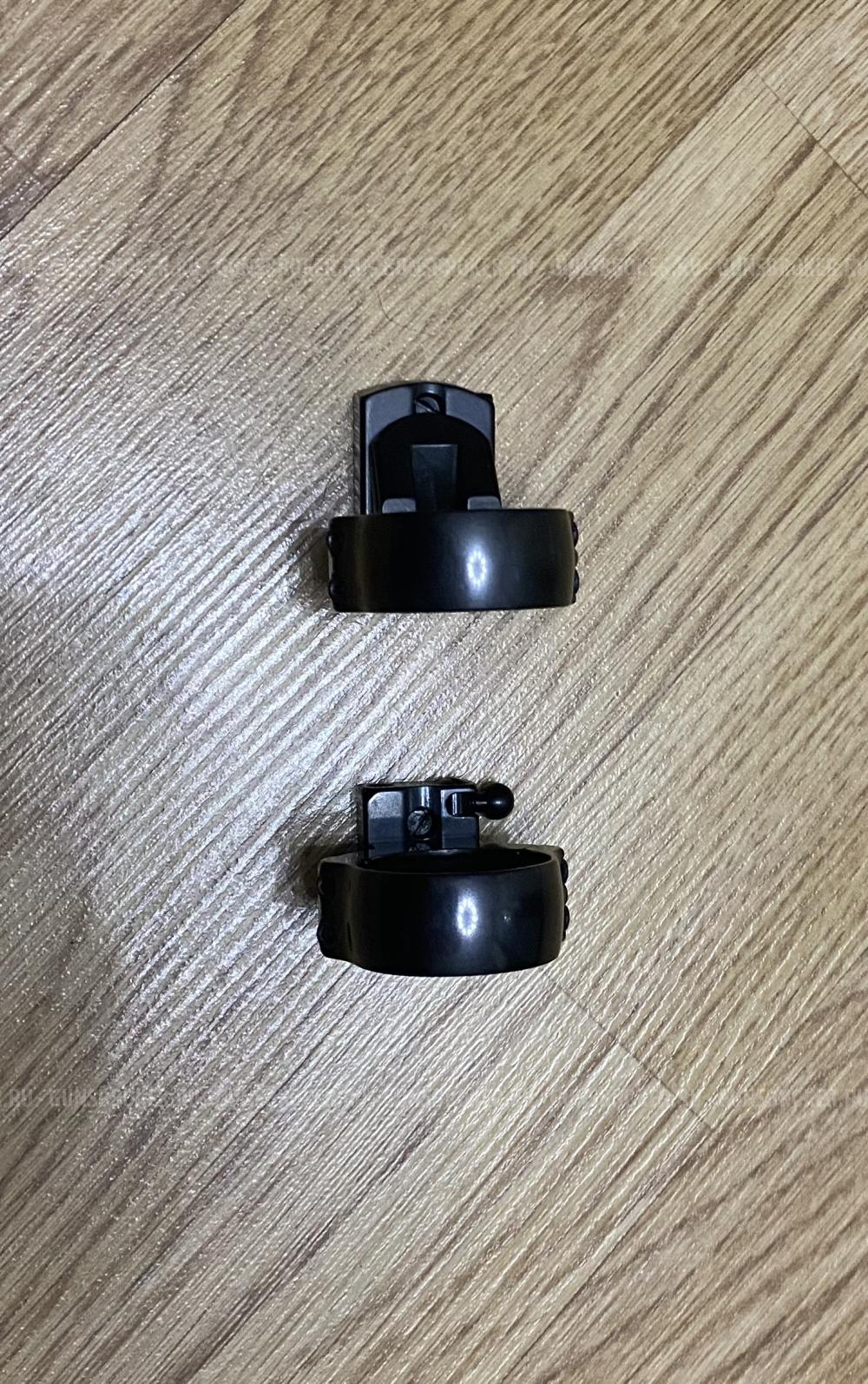 Быстросъемные поворотные кольца Apel EAW 30мм с основаниями на Sauer 101