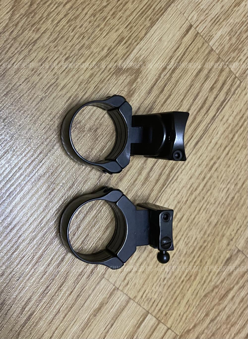 Быстросъемные поворотные кольца Apel EAW 30мм с основаниями на Sauer 101