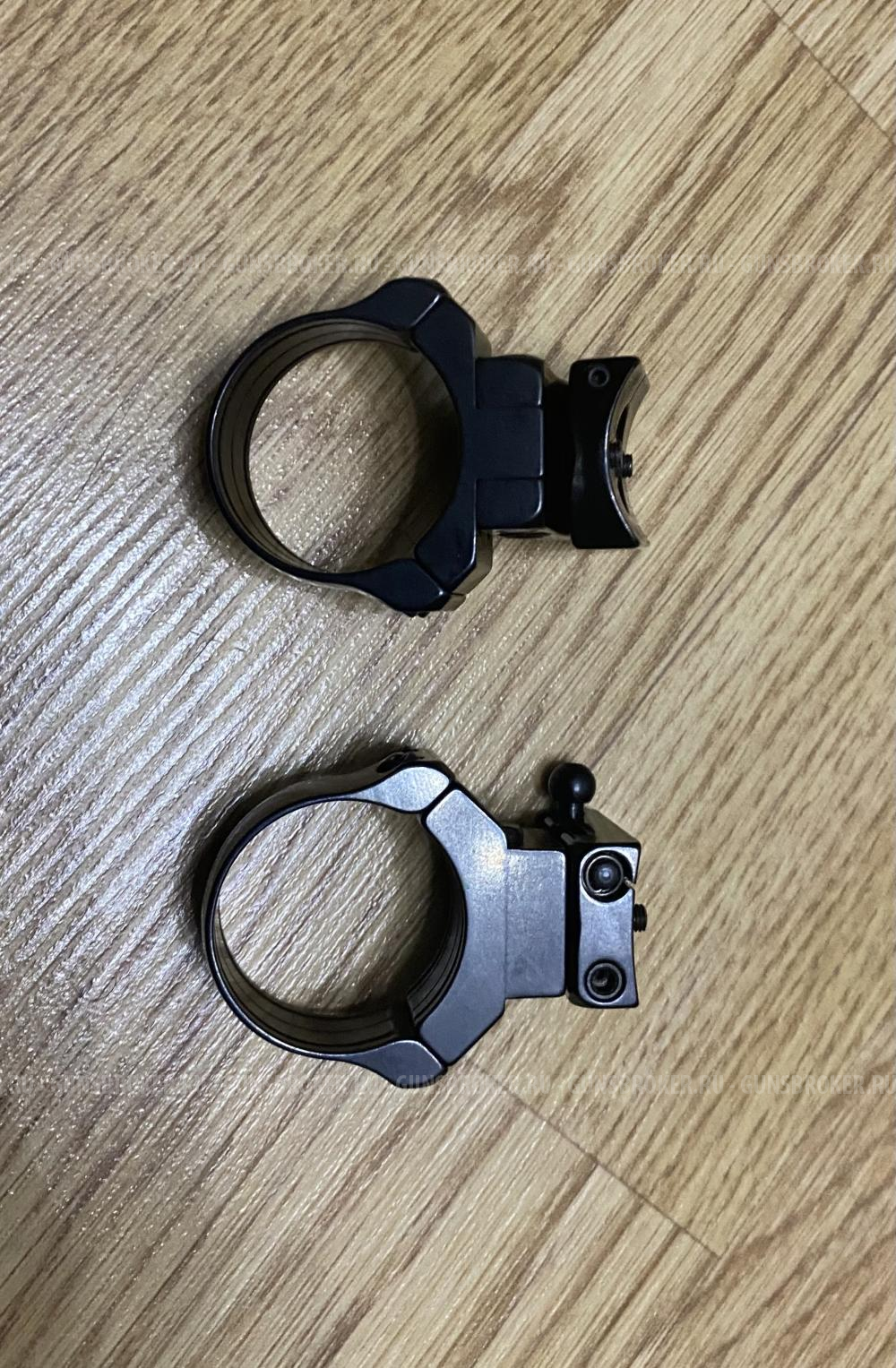 Быстросъемные поворотные кольца Apel EAW 30мм с основаниями на Sauer 101