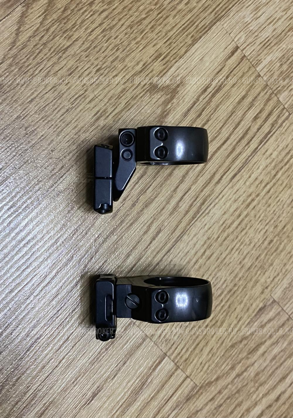 Быстросъемные поворотные кольца Apel EAW 30мм с основаниями на Sauer 101