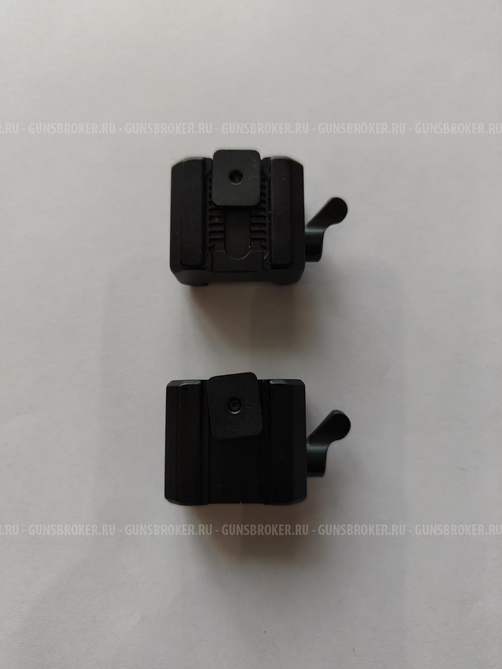 Быстросъемный кронштейн МАК на раздельных основаниях под шину Swarovski