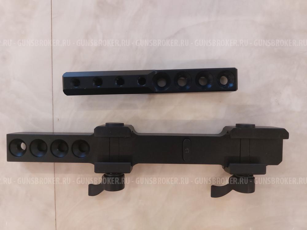 Быстросъемный кронштейн вивер для тепловизионного прицела Рика НВ Лесник