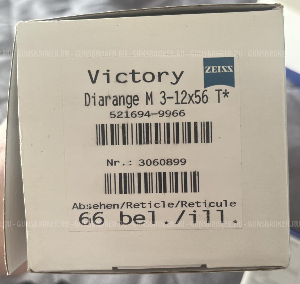 Carl Zeiss Victory Diarange M 3-12x56 T*