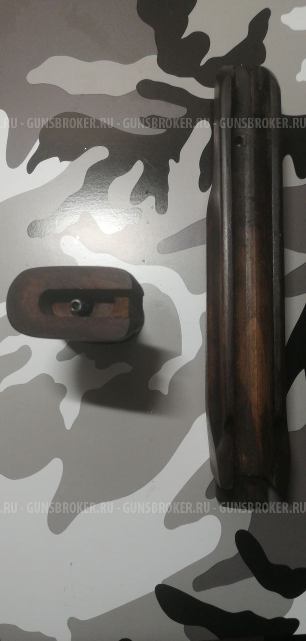Цевье и эргономичная рукоятка (орех) к сайге 410