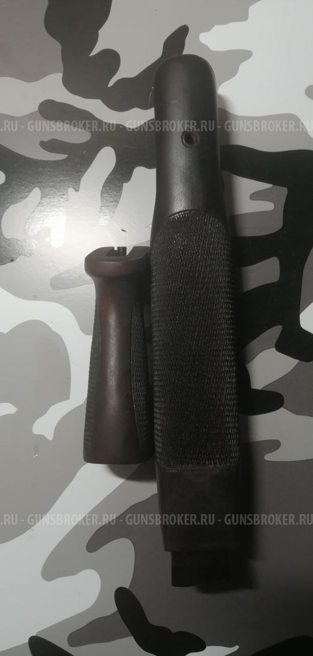 Цевье и эргономичная рукоятка (орех) к сайге 410