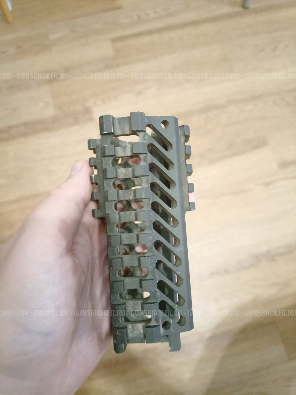 Цевье и планка над газовой трубкой zenitco (Зенит) для Акс-74у Б11-Б12