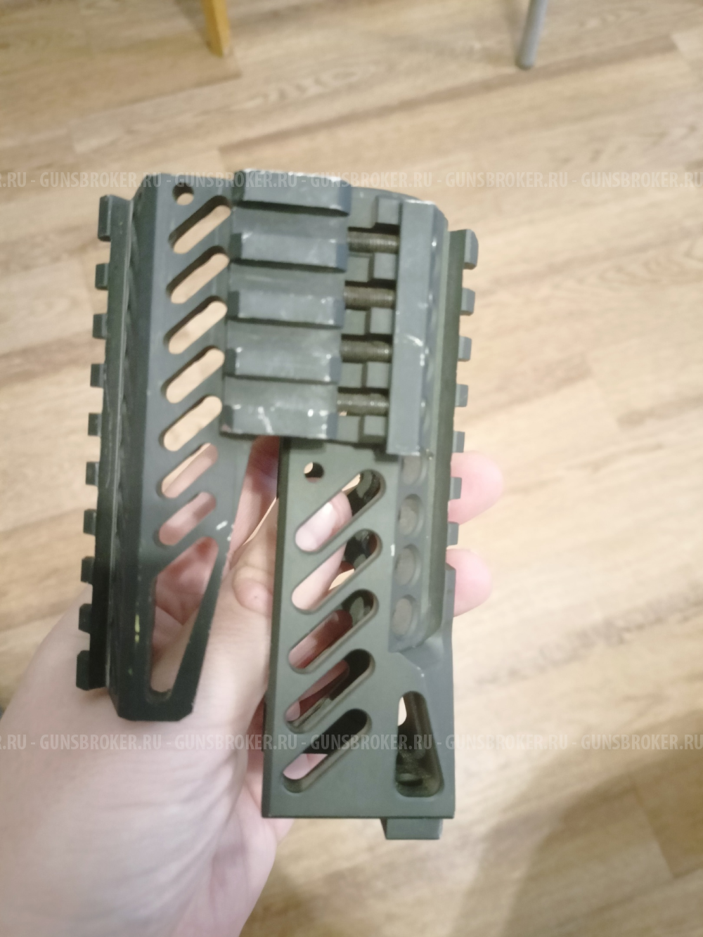 Цевье и планка над газовой трубкой zenitco (Зенит) для Акс-74у Б11-Б12