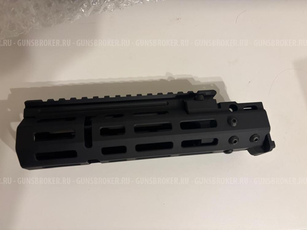 Цевьё с газовой трубкой SAG MK1 для ак, 4 M-LOK с вырезом под оковку НОВОЕ