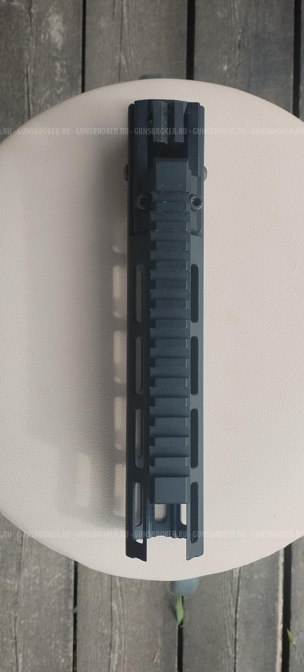 Цевье SAG МК1 5 M-Lok без выреза под оковку для АК, Сайга, ВПО-136/209 + 2 планки SAG, 1 п