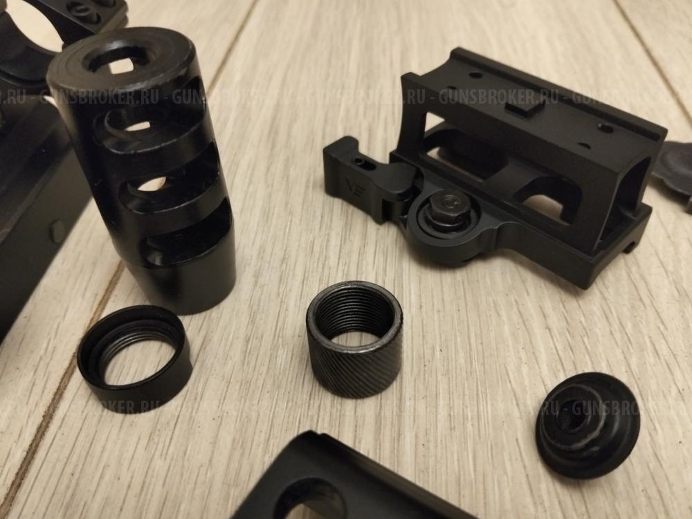 Кольца 25 высокие, ключ приклада, дтк ВПО вепрь гайка защиты резьбы антабка вивер и др