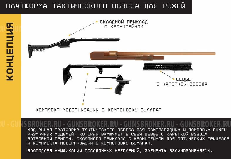 Цевья, Периферия, Буллпап Комплекты