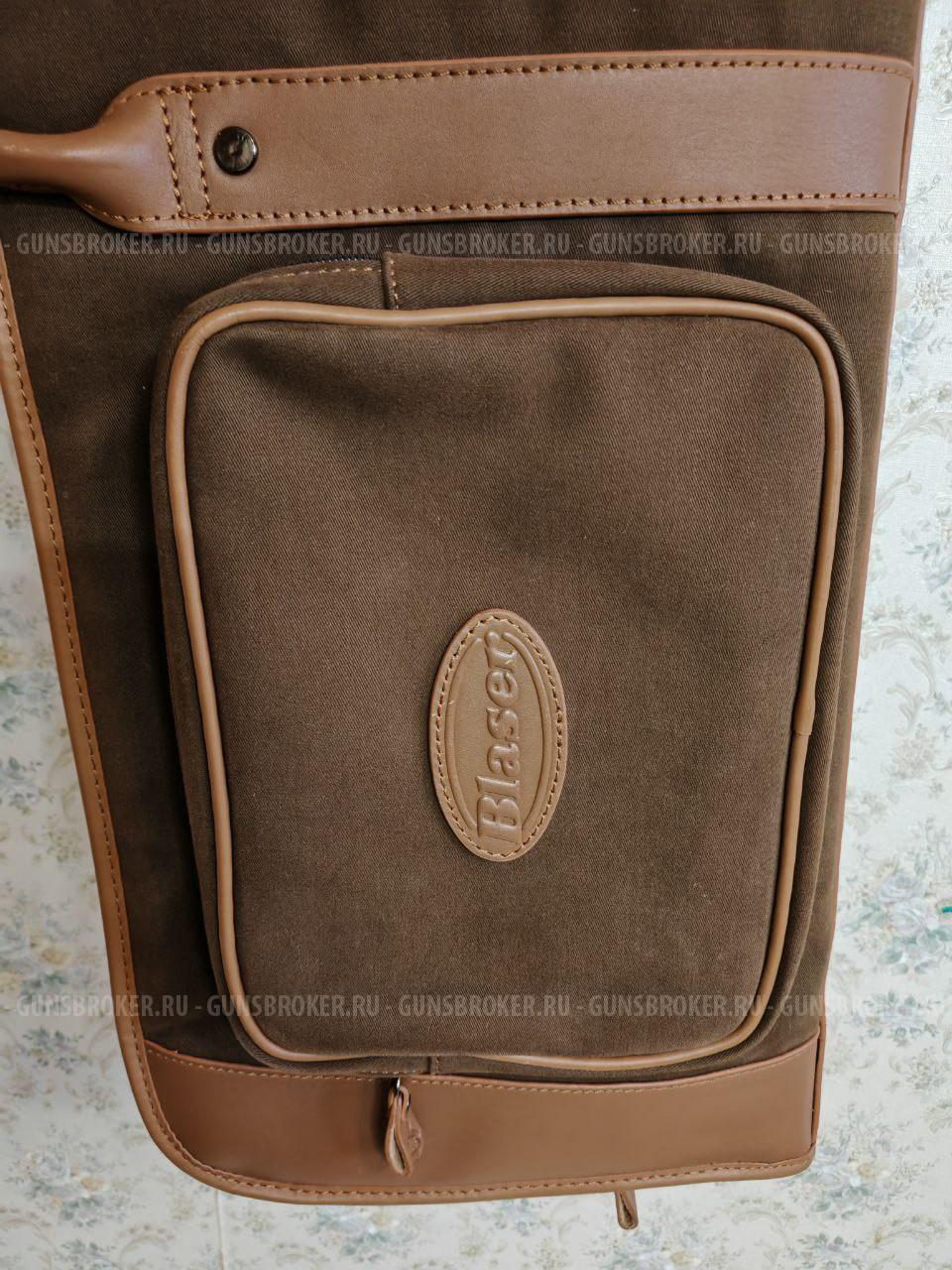 Чехол Blaser B Twill/Leather 110см коричневый