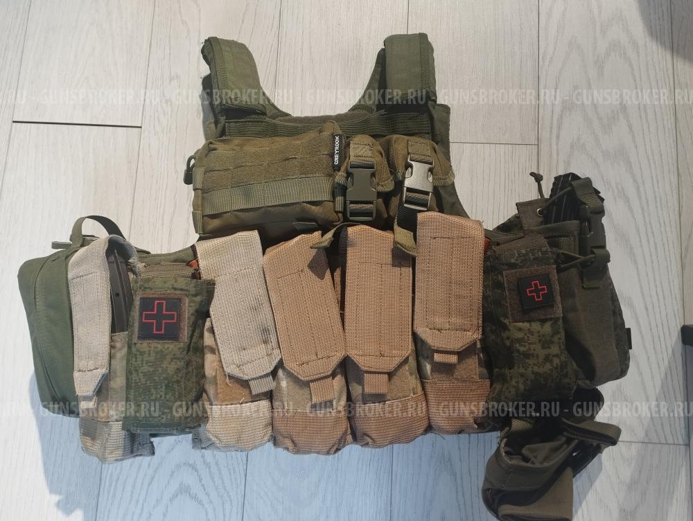 Чехол для бронеплит ANA Tactical "M1" с подсумками