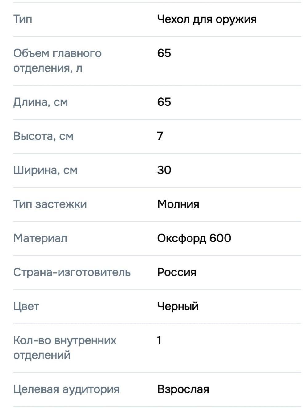 Чехол для оружия ИГЛУ