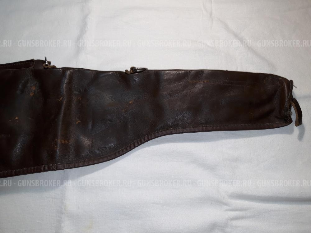 ЧЕХОЛ КОЖАНЫЙ ОХОТНИЧЬЕГО РУЖЬЯ 