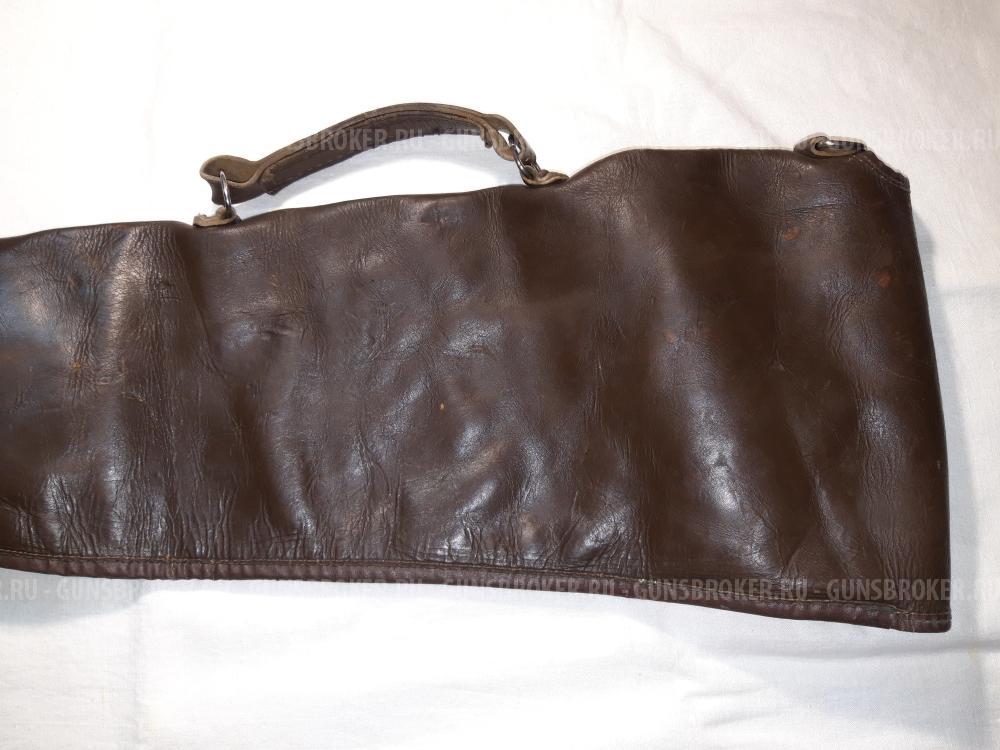 ЧЕХОЛ КОЖАНЫЙ ОХОТНИЧЬЕГО РУЖЬЯ 