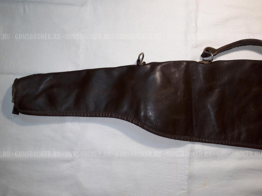 ЧЕХОЛ КОЖАНЫЙ ОХОТНИЧЬЕГО РУЖЬЯ 