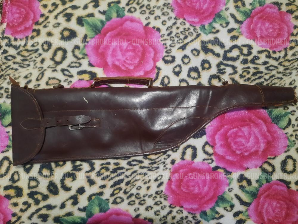 Чехол ружейный кожаный