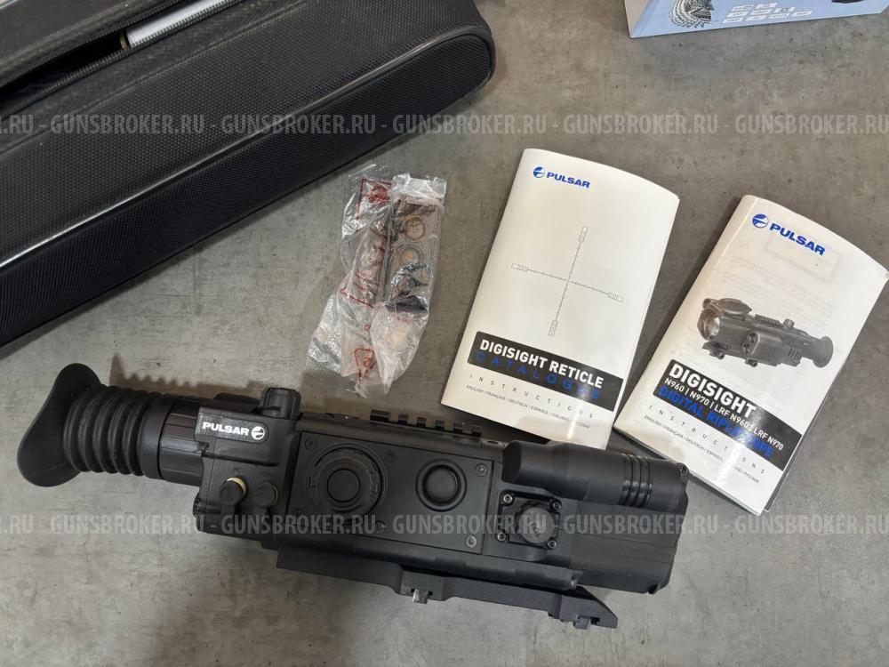 Цифровой ночной прицел pulsar n970 + планка вивер