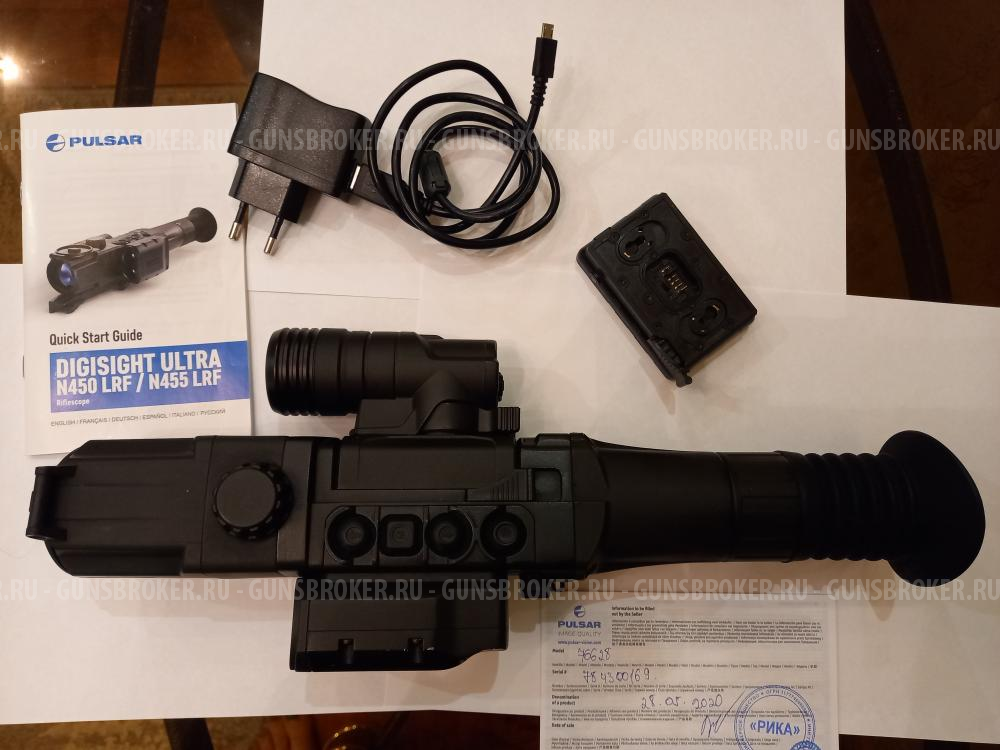 Цифровой прицел ночного видения PULSAR DIGISIGHT ULTRA N450 LRF/ N455 LRF