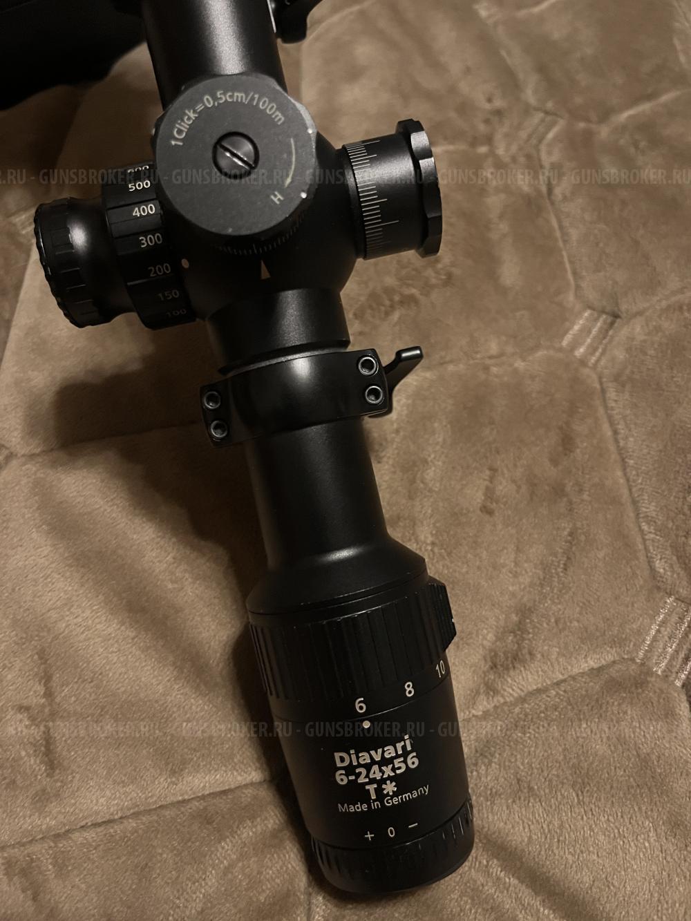 Classic Mannlicher engraving Gold с оптикой Zeiss Victory Diavari 6-24x56.