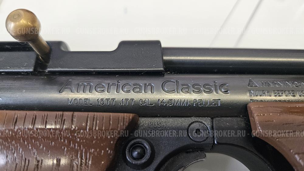 Пневматический пистолет Crosman 1377 American Classic Brown .177 Cal (4,5mm)