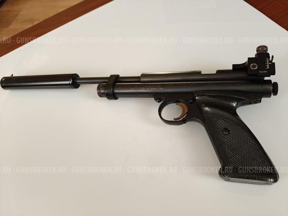 Crosman 2300S 4,5 мм. Версия "S" стендовый. Ствол  "Lothar-Walther"  10" Оружейная сталь.