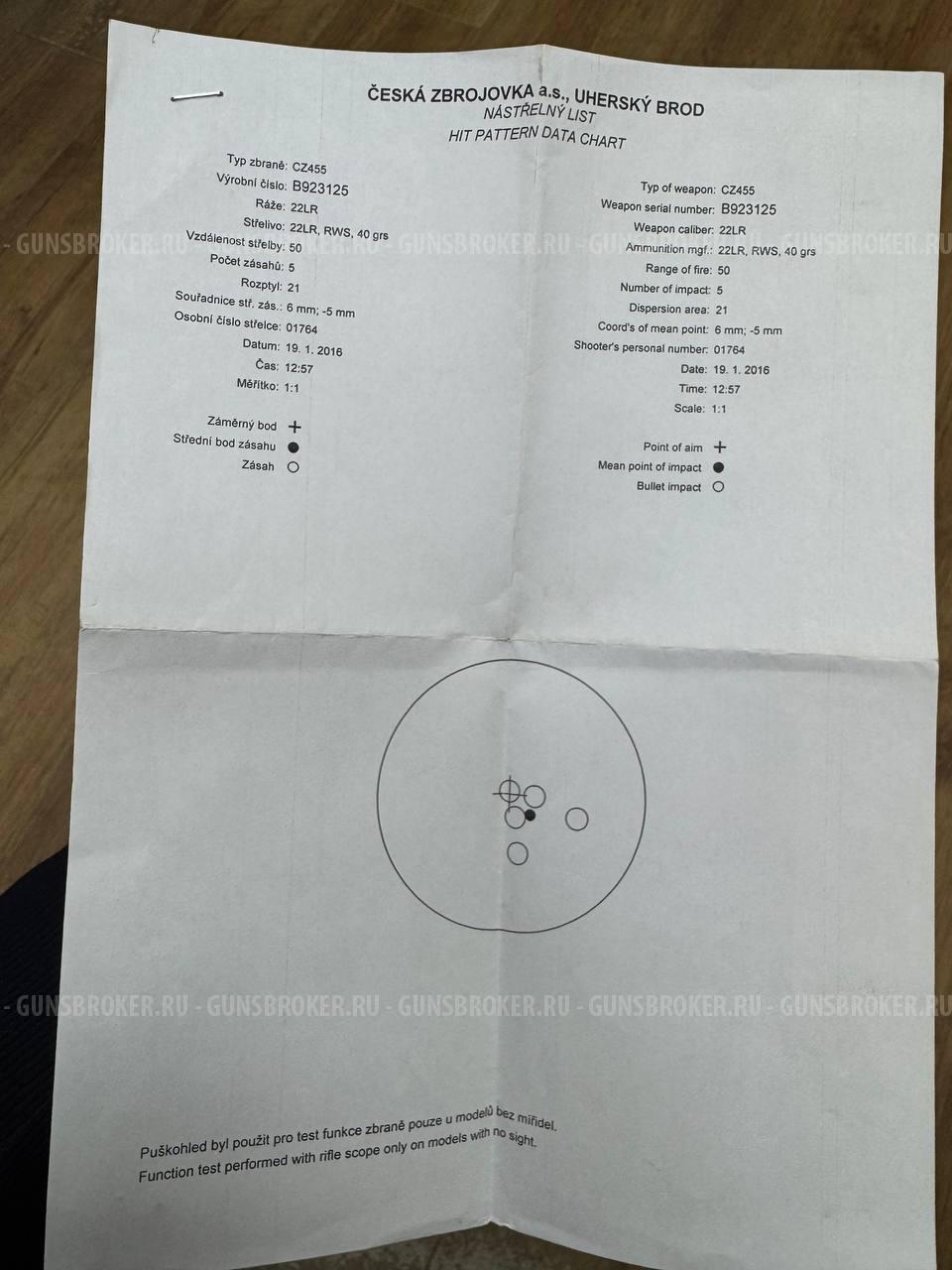 CZ 455 , кал. 22 LR в СПБ